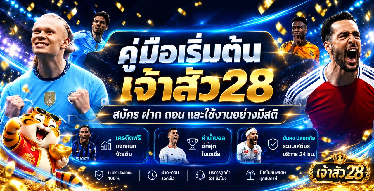 เจ้าสัว28 คู่มือสมัคร ฝาก ถอน สำหรับมือใหม่